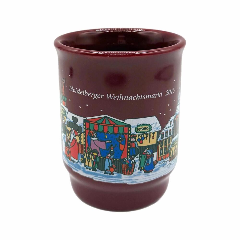Heidelberger Weihnachtsmarkt 2015 Gluhwein Coffee Mug – Red